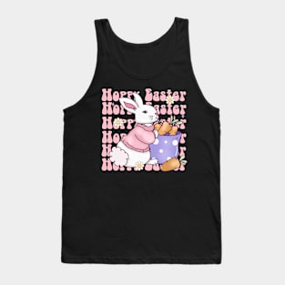 Hoppy Easter Bunny Carrot retro Tank Top